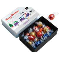 Custom Logo Lindt Moments: 12-Piece Lindor Truffle Gift Set – Luxury Packaging
