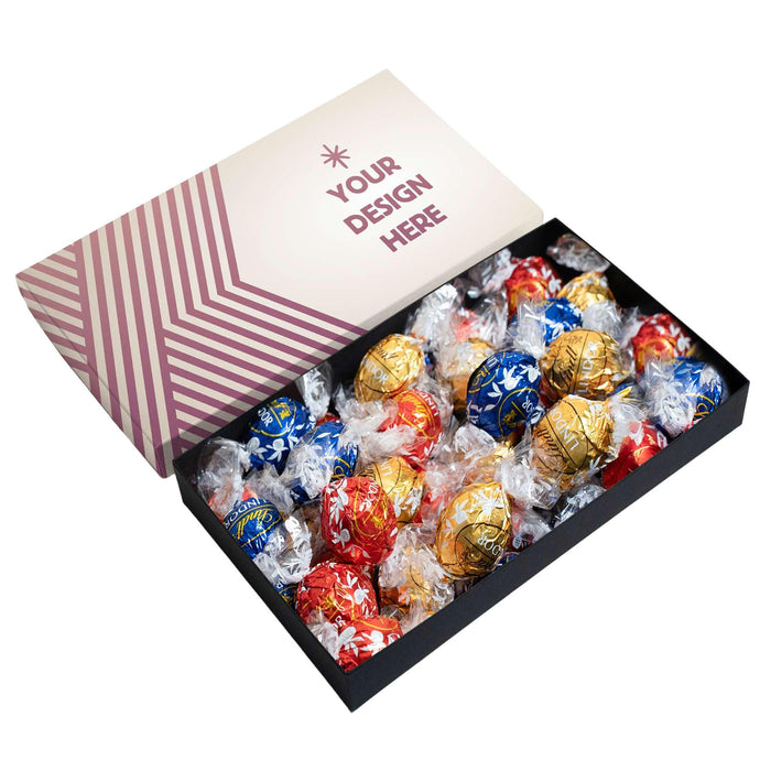 Custom Logo Lindt Moments: 36-Piece Lindor Truffle Gift Set – Luxury Packaging