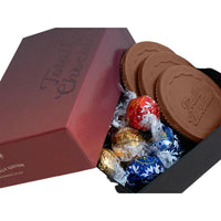 Custom Logo Lindt Moments: 9-Piece Lindor Truffle & Cookie Gift Set – Luxury Packaging