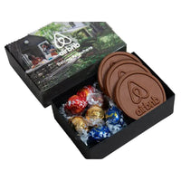 Custom Logo Lindt Moments: 9-Piece Lindor Truffle & Cookie Gift Set – Luxury Packaging