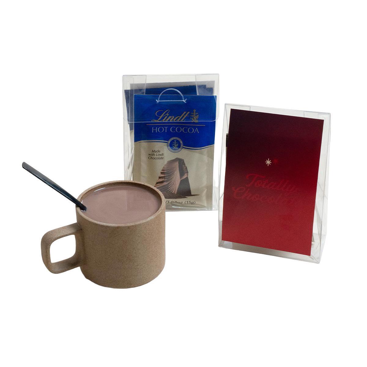 Custom Logo Lindt Moments: Gourmet Hot Cocoa Gift Box For Four