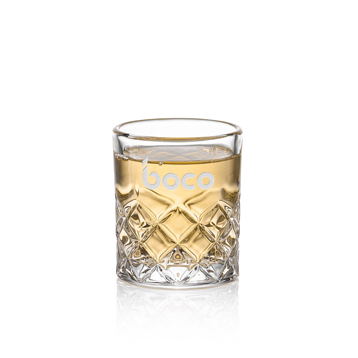 Custom Logo Longford Shot Glass - Deep Etch
