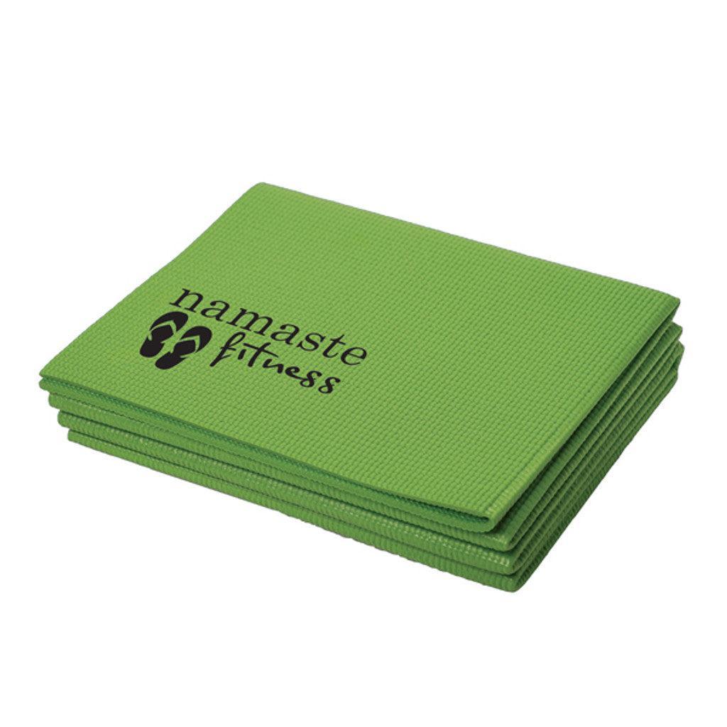 Custom Logo Lotus Bound Folding Yoga Mat