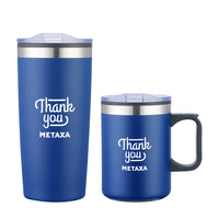 Custom Logo Lou Asador Mug & Tumbler Gift Set