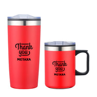Custom Logo Lou Asador Mug & Tumbler Gift Set