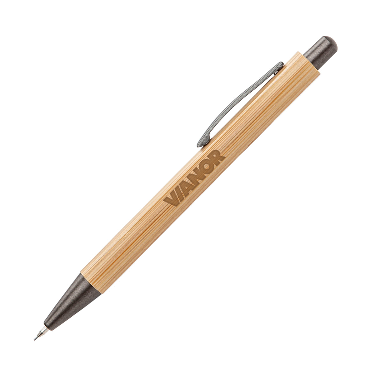 Custom Logo Lucky Clicker Bamboo Pencil