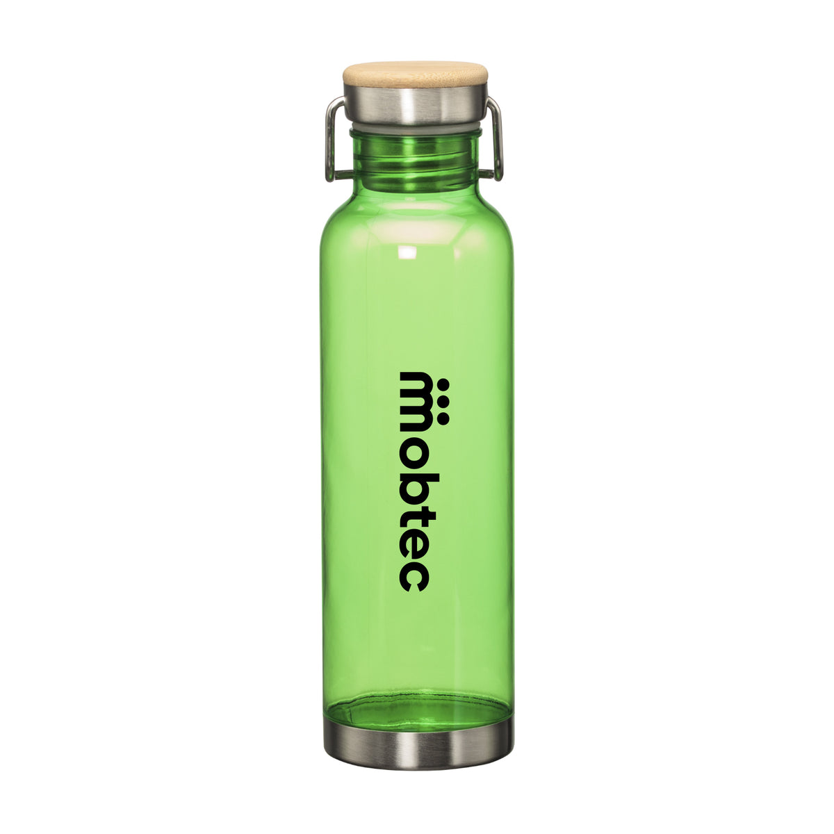 Custom Logo MacLeod Bottle w/ Bamboo Twist Lid - 27oz