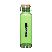 Custom Logo MacLeod Bottle w/ Bamboo Twist Lid - 27oz
