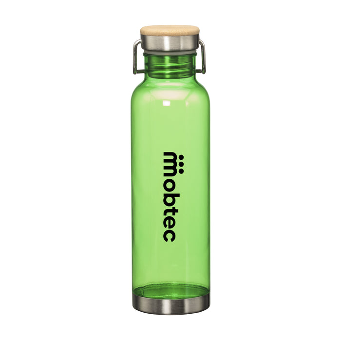 Custom Logo MacLeod Bottle w/ Bamboo Twist Lid - 27oz