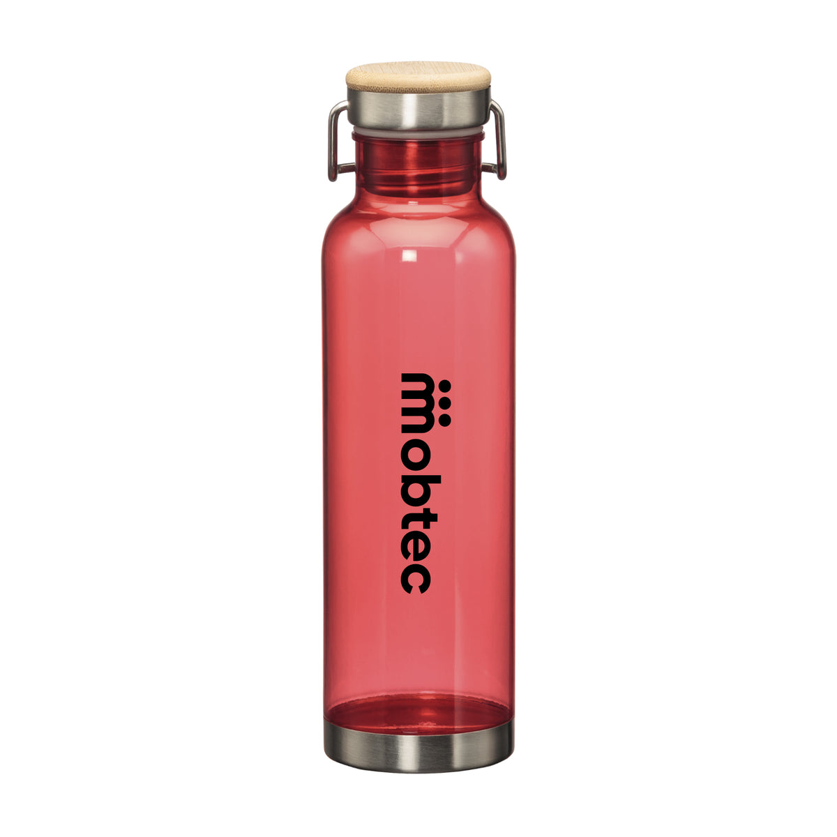 Custom Logo MacLeod Bottle w/ Bamboo Twist Lid - 27oz