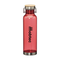 Custom Logo MacLeod Bottle w/ Bamboo Twist Lid - 27oz