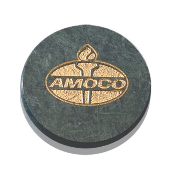 Custom Logo Marble Coaster - Green