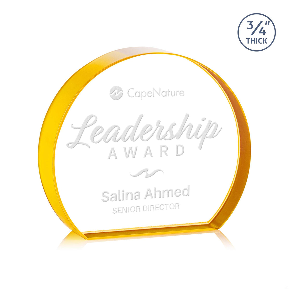 Custom Logo Maren Hemisphere Award - Gold