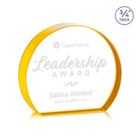 Custom Logo Maren Hemisphere Award - Gold