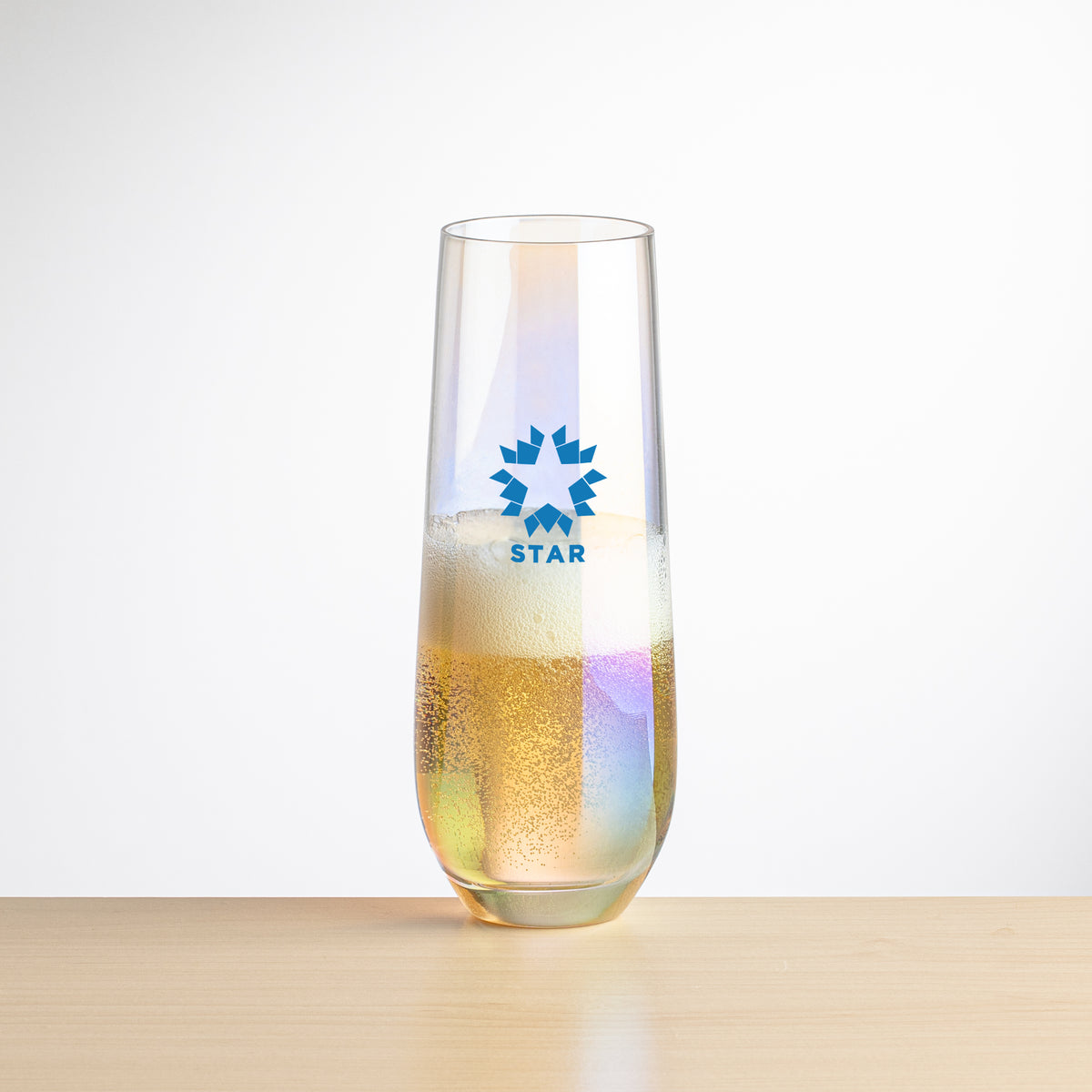 Custom Logo Miami Stemless Flute - Imprinted