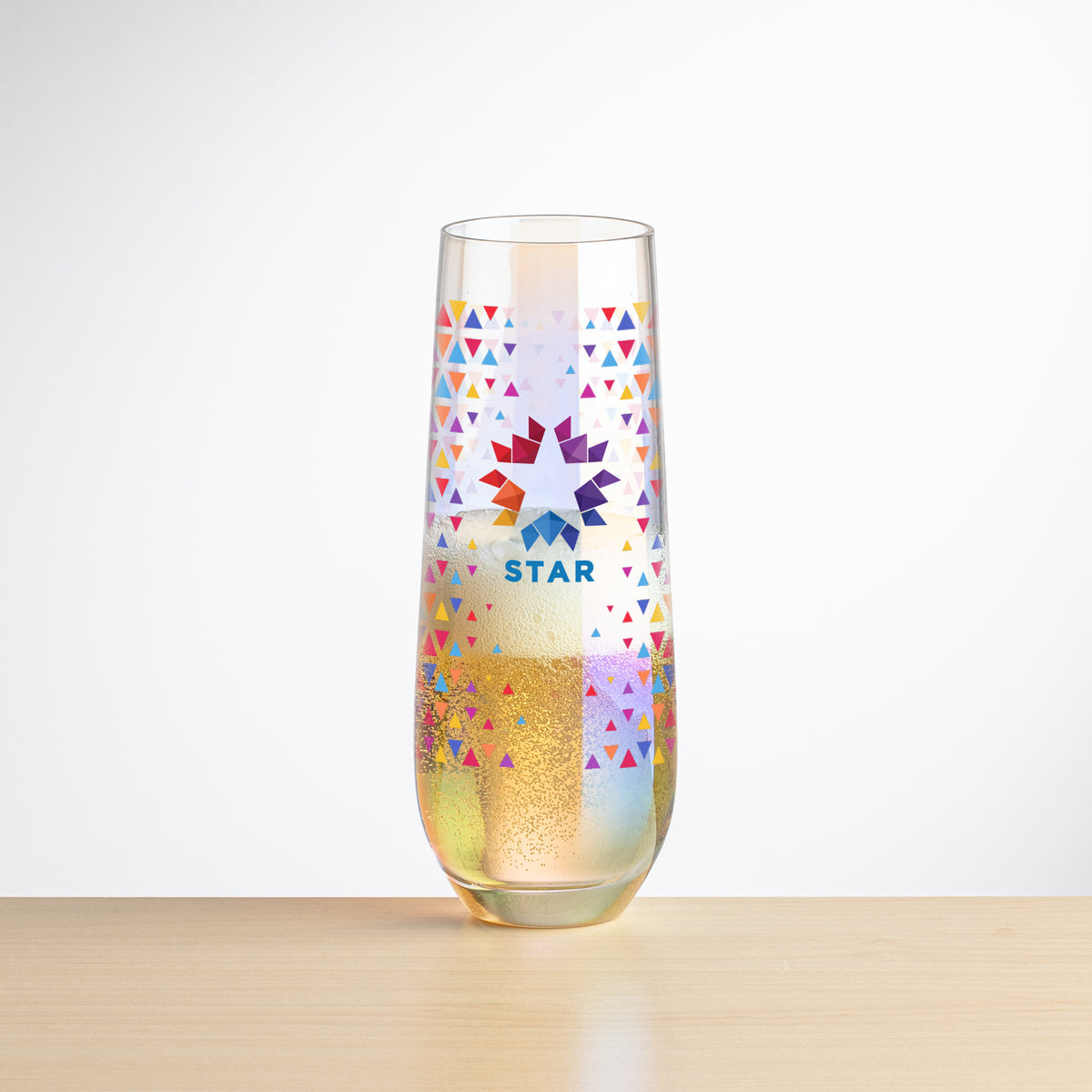 Custom Logo Miami Stemless Flute - VividPrint™