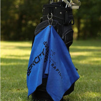 Custom Logo Microfiber Waffle Caddie Towel
