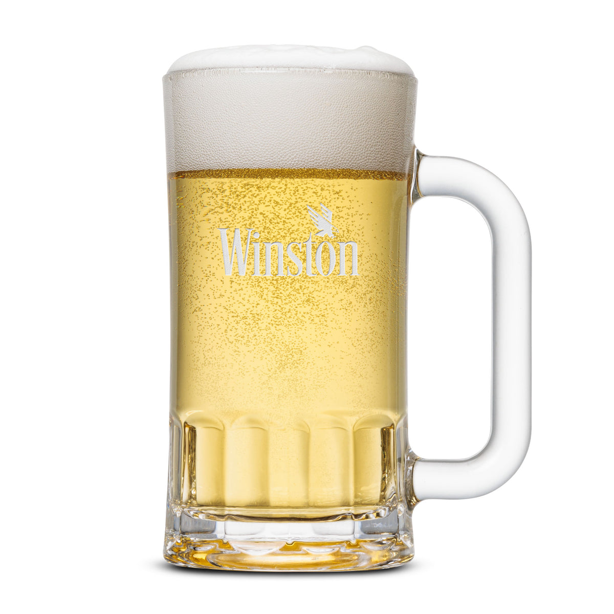 Custom Logo Munich Beer Stein - Deep Etch