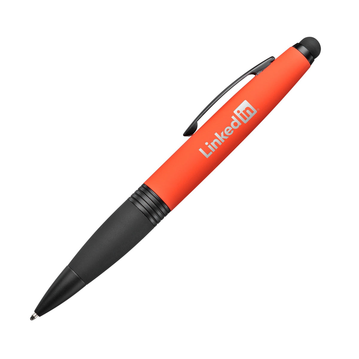 Custom Logo Munro Twist Metal Pen w/Stylus