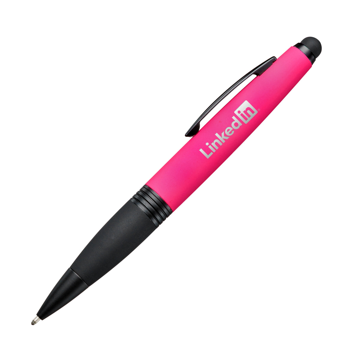 Custom Logo Munro Twist Metal Pen w/Stylus