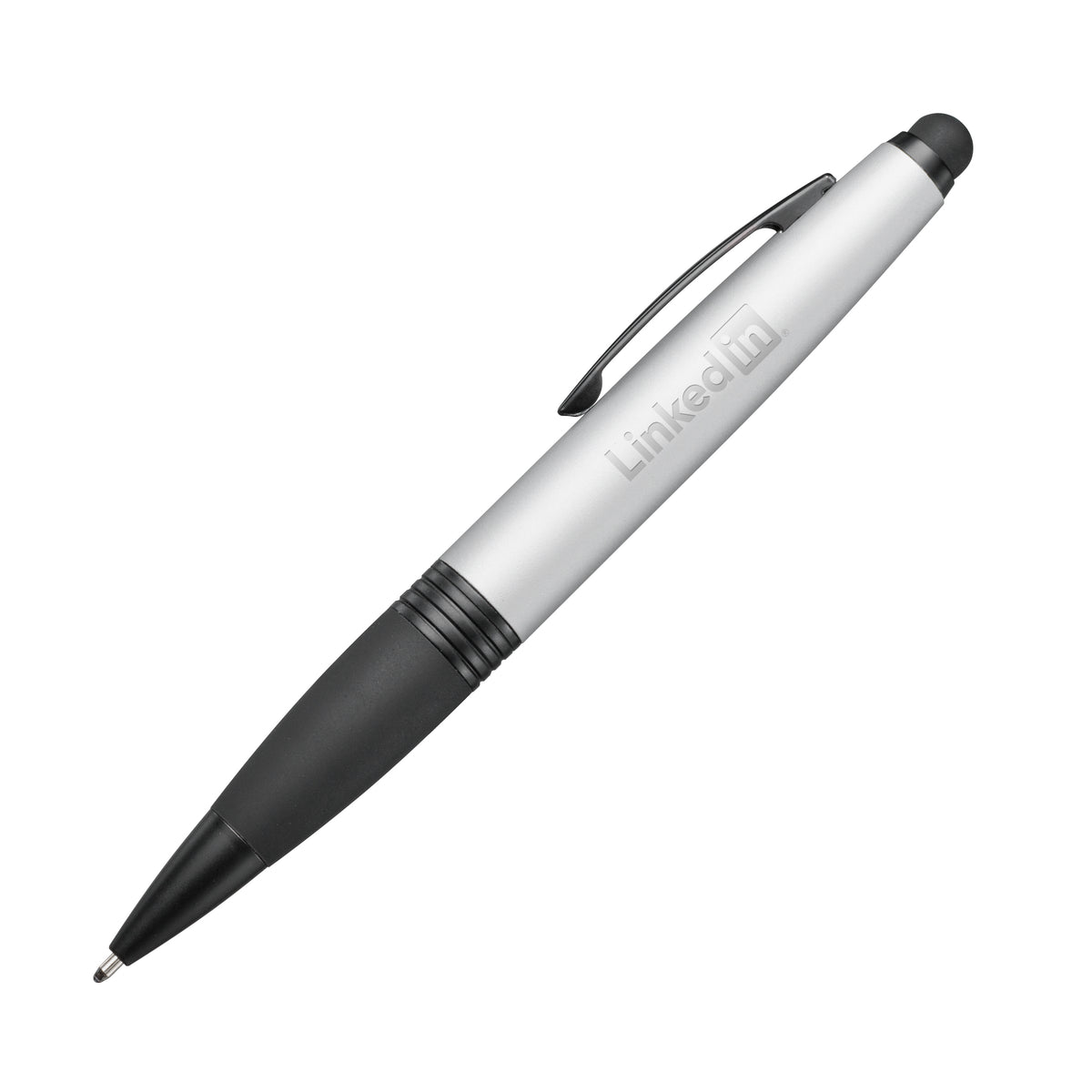 Custom Logo Munro Twist Metal Pen w/Stylus