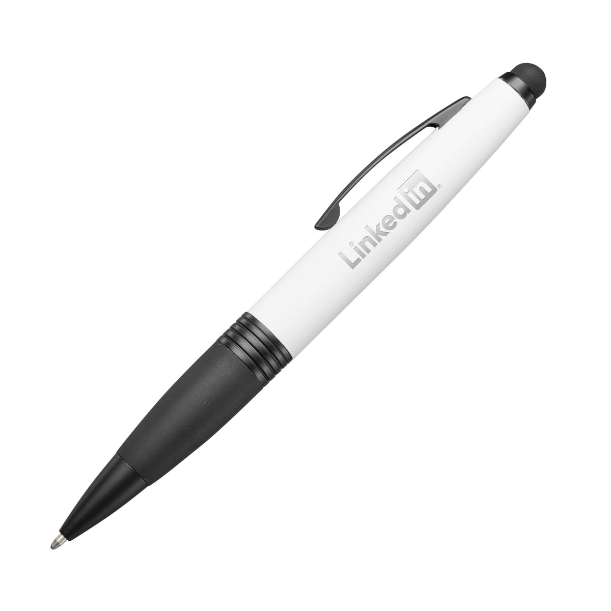 Custom Logo Munro Twist Metal Pen w/Stylus