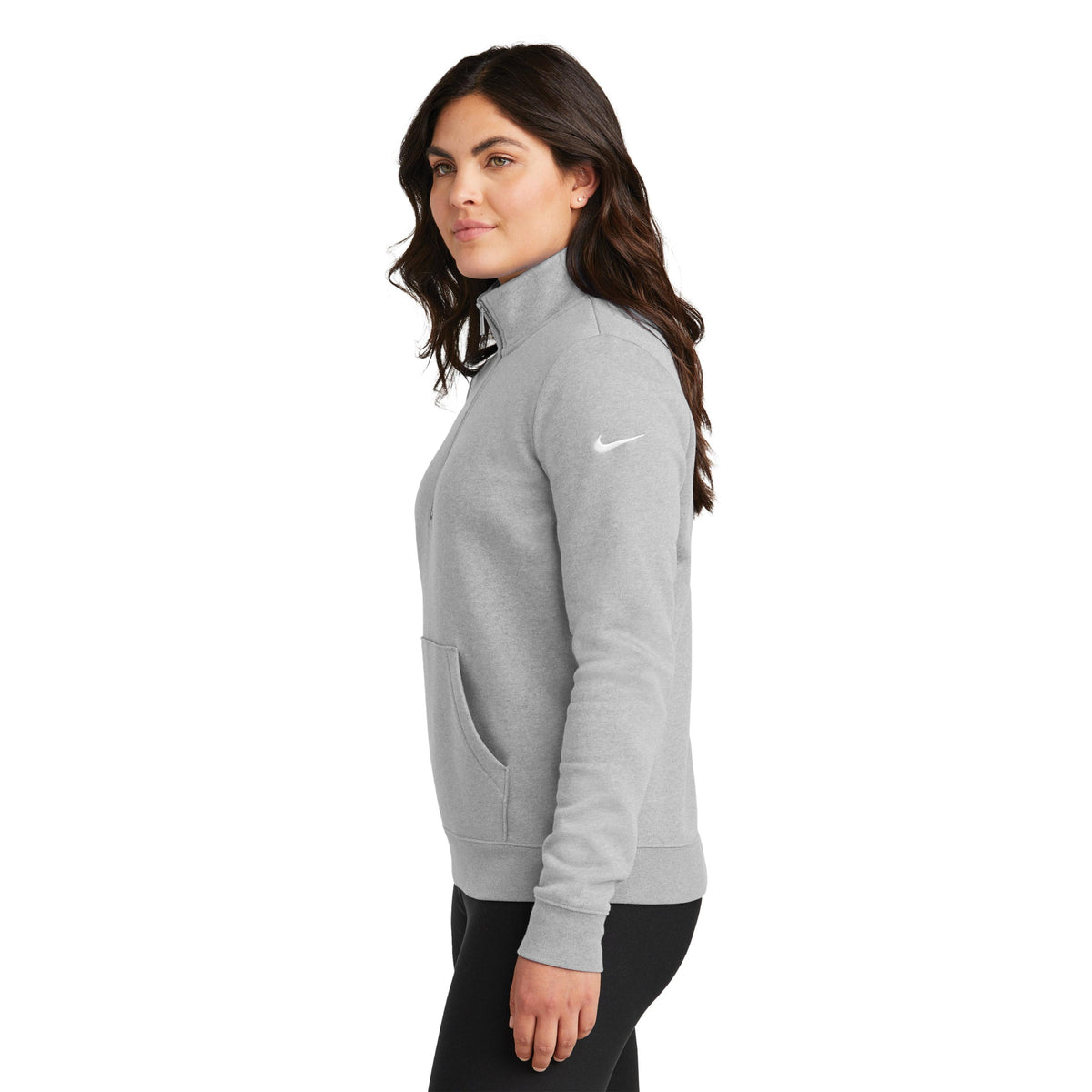 Custom Logo Nike Club Fleece Ladies' 1/2 Zip Pullover