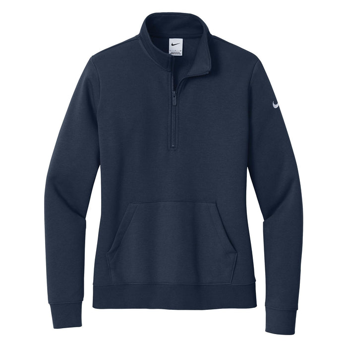 Custom Logo Nike Club Fleece Ladies' 1/2 Zip Pullover