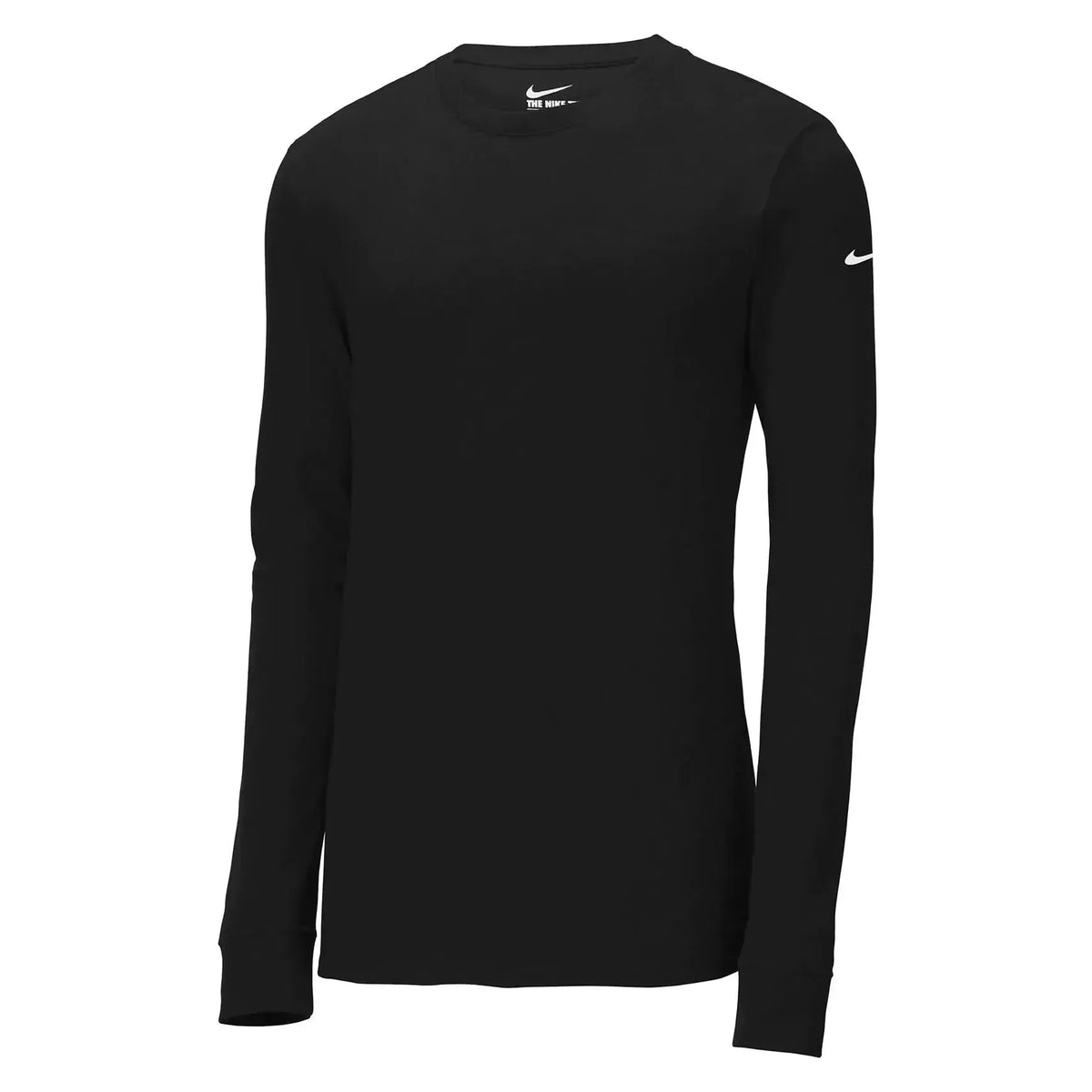 Custom Logo Nike Dri-FIT Cotton/Poly Long Sleeve Tee Shirt