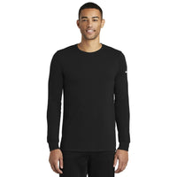 Custom Logo Nike Dri-FIT Cotton/Poly Long Sleeve Tee Shirt
