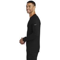 Custom Logo Nike Dri-FIT Cotton/Poly Long Sleeve Tee Shirt