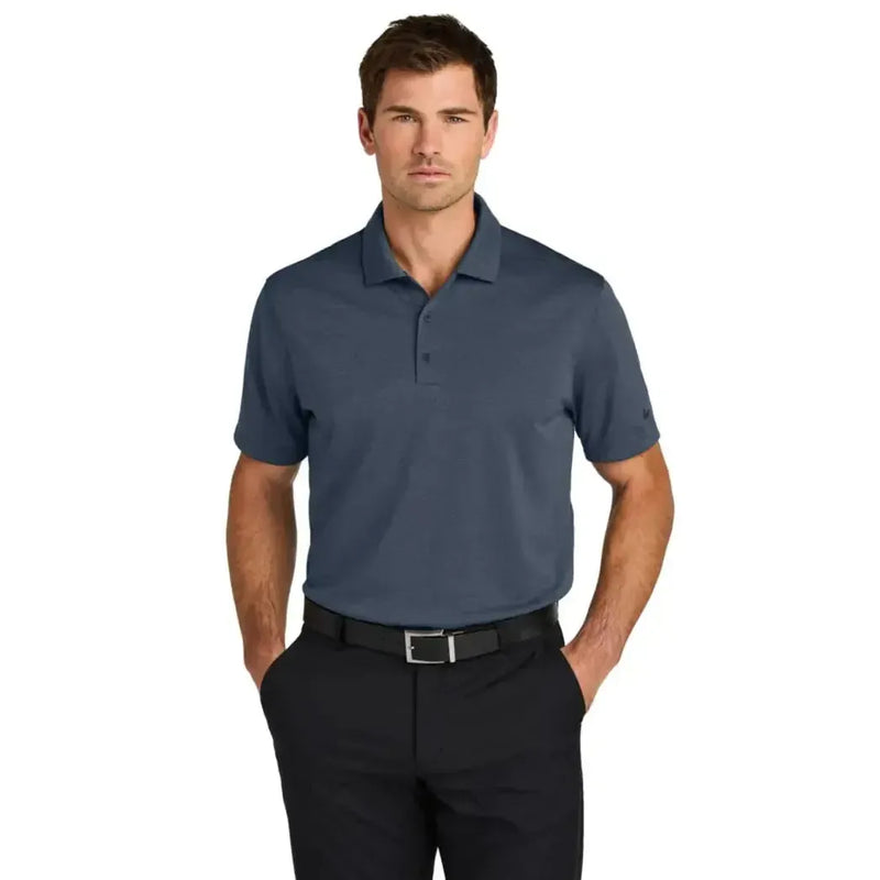 Custom Logo Nike Dri-FIT Smooth Heather Polo