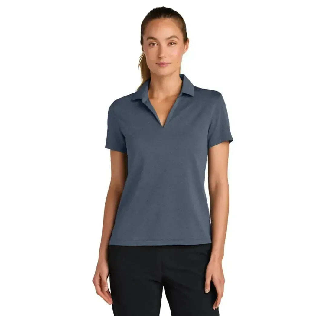 Custom Logo Nike Dri-FIT Smooth Heather Polo Ladies