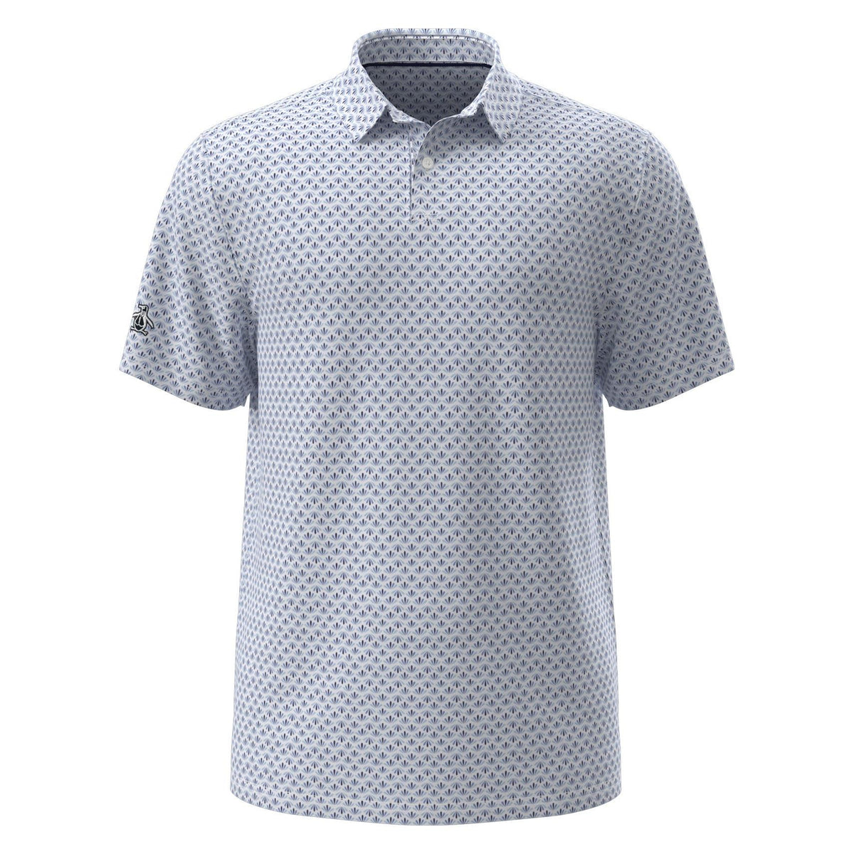 Custom Logo Original Penguin Retro Geo Print Men's Polo
