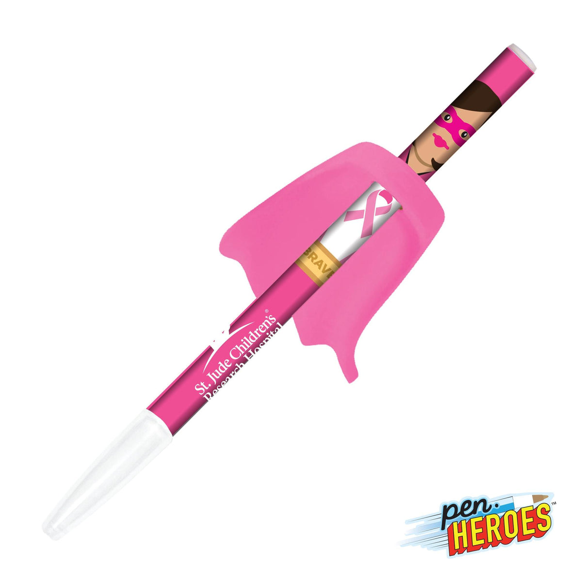 Custom Logo Pen Heroes™ Awareness Series Female w/Cape