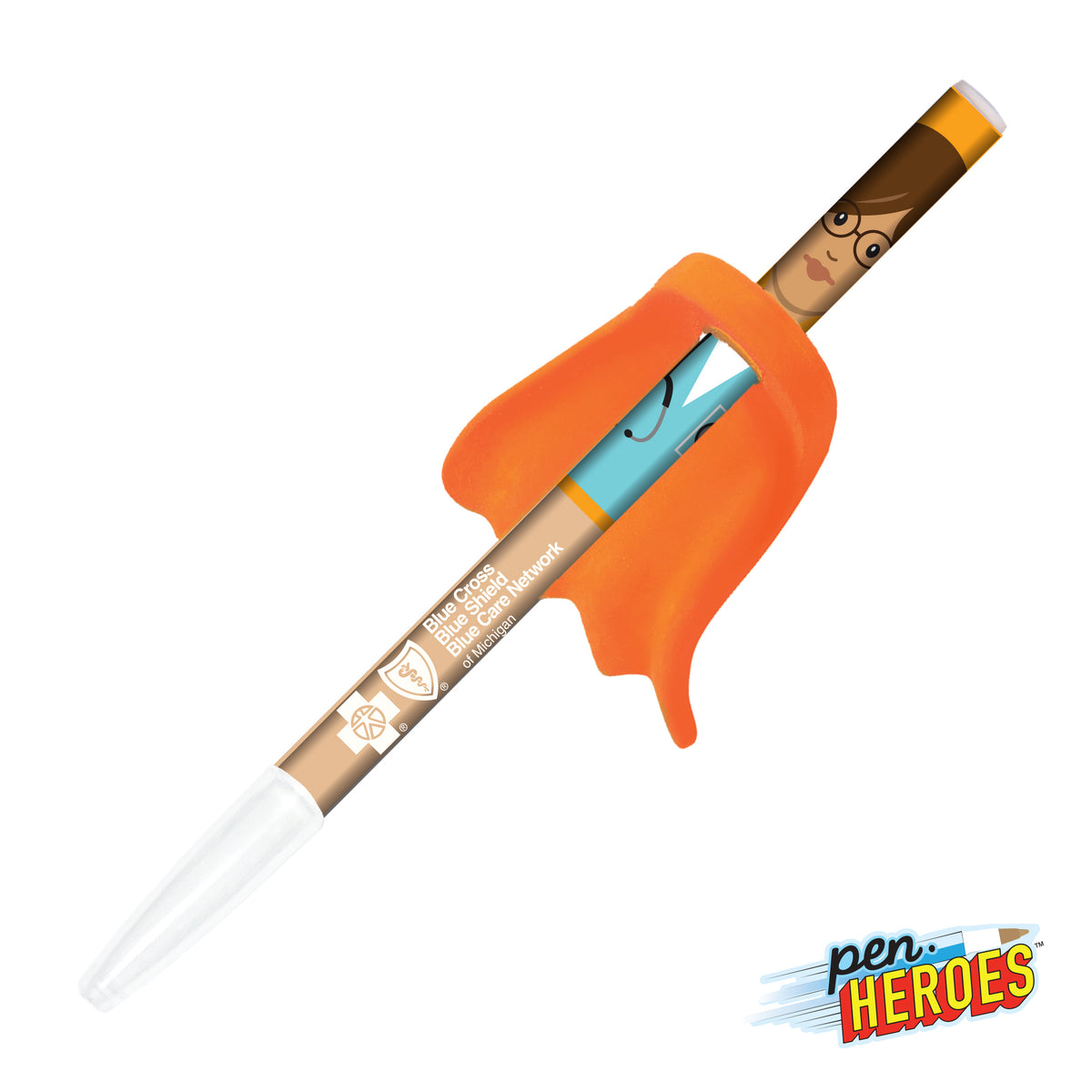 Custom Logo Pen Heroes™ Healthcare Series Female w/Cape