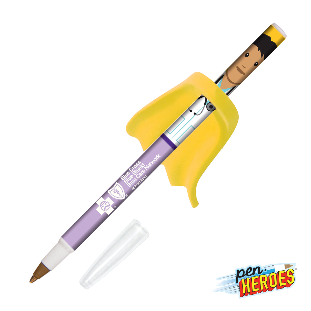 Custom Logo Pen Heroes™ Healthcare Series Male w/Cape