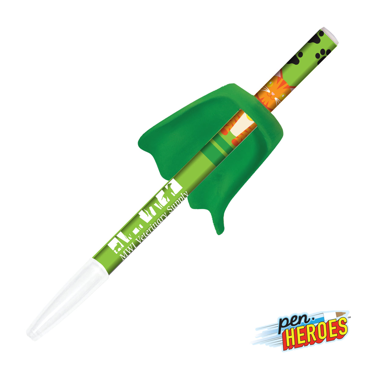 Custom Logo Pen Heroes™ Pet Series Cat w/Cape