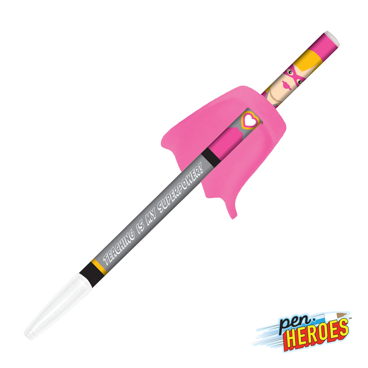 Custom Logo Pen Heroes™ Superhero Series Female w/Cape