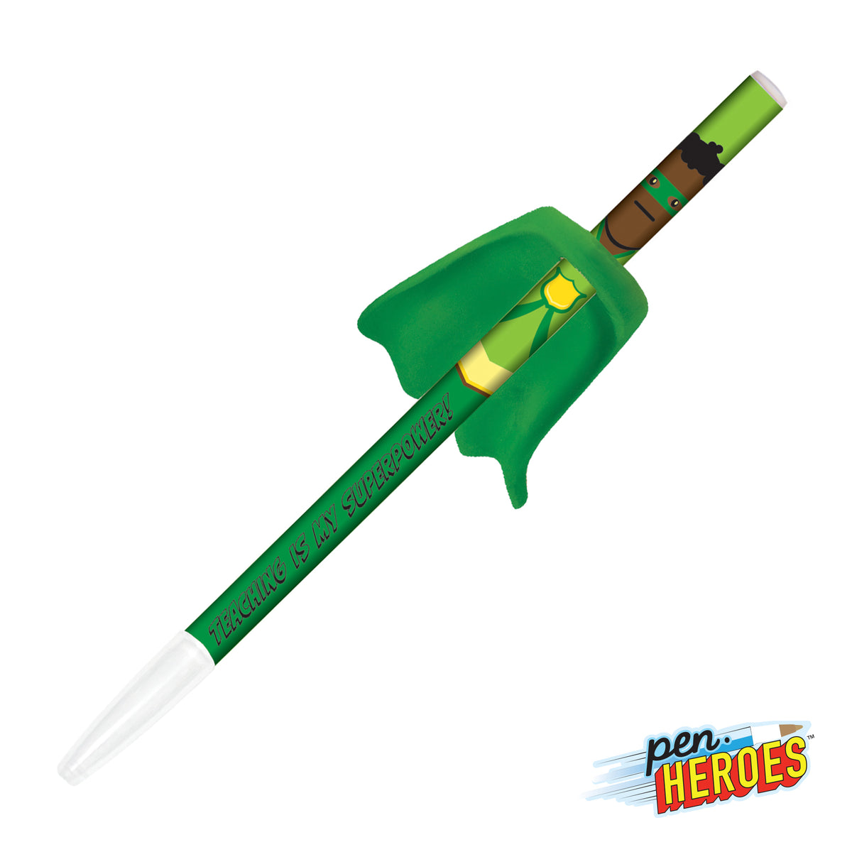 Custom Logo Pen Heroes™ Superhero Series Male w/Cape