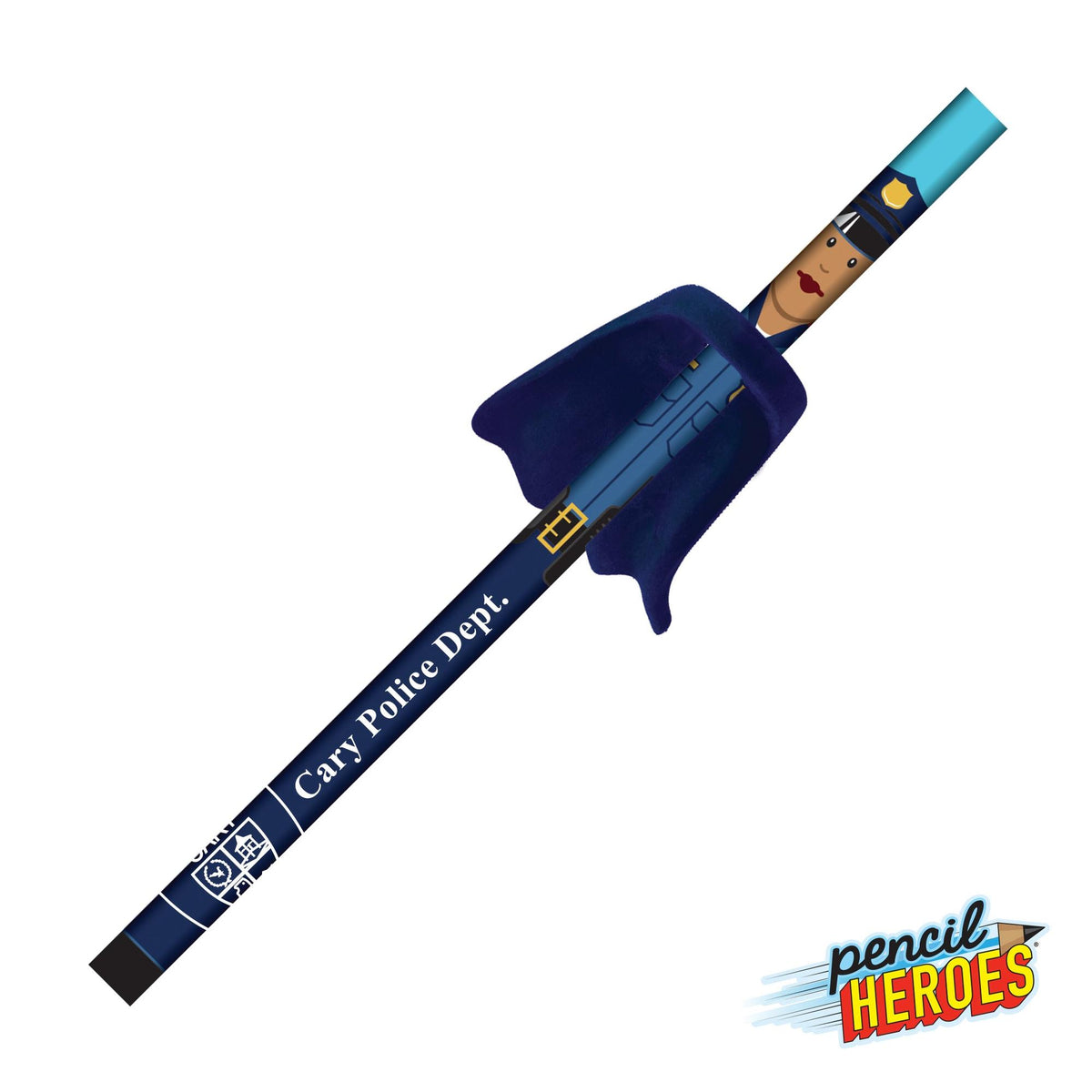 Custom Logo Pencil Heroes® Hometown Series Female w/Cape
