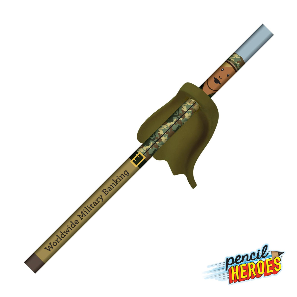 Custom Logo Pencil Heroes® Hometown Series Female w/Cape