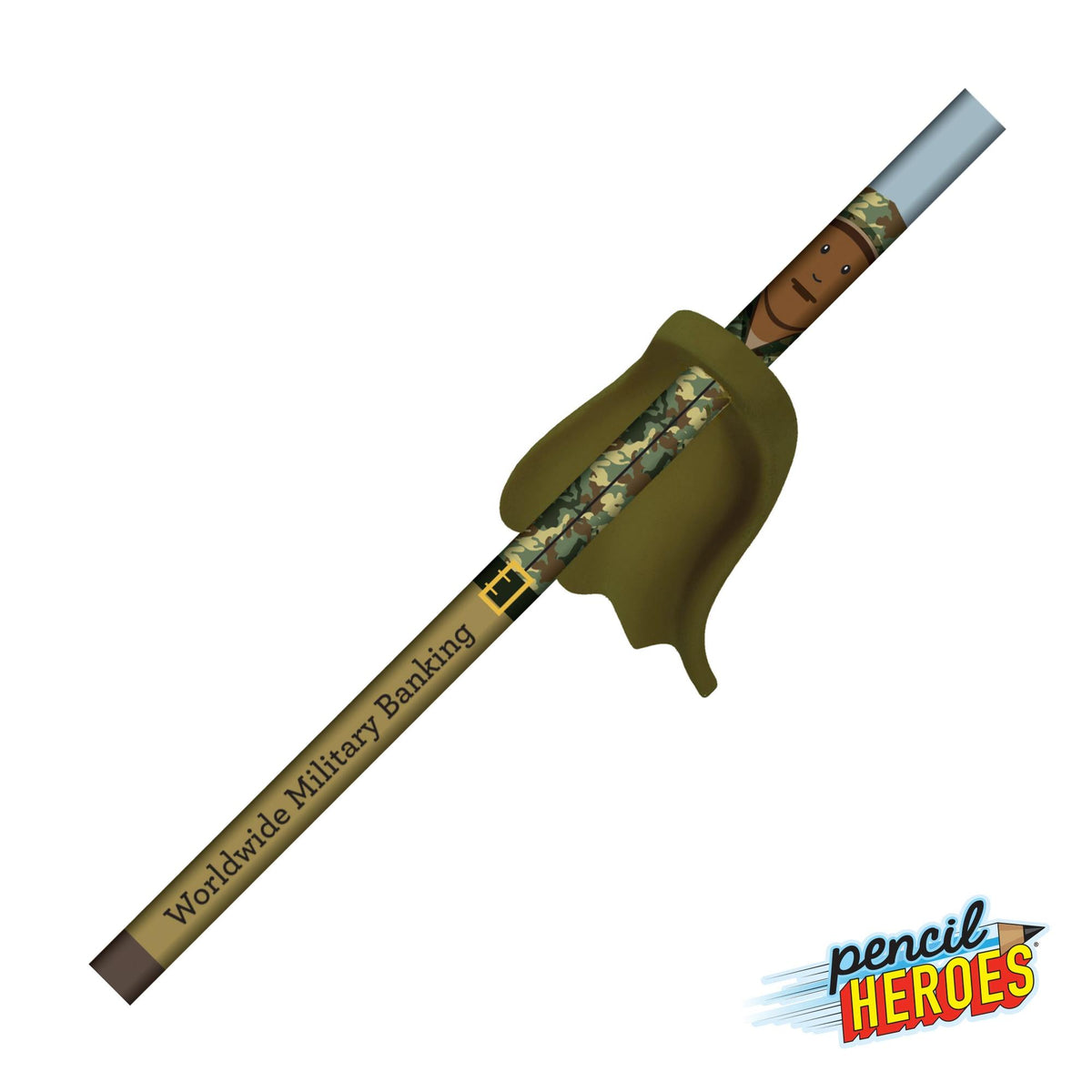Custom Logo Pencil Heroes® Hometown Series Male w/Cape