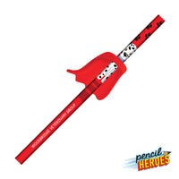 Custom Logo Pencil Heroes® Pet Series Cat w/Cape