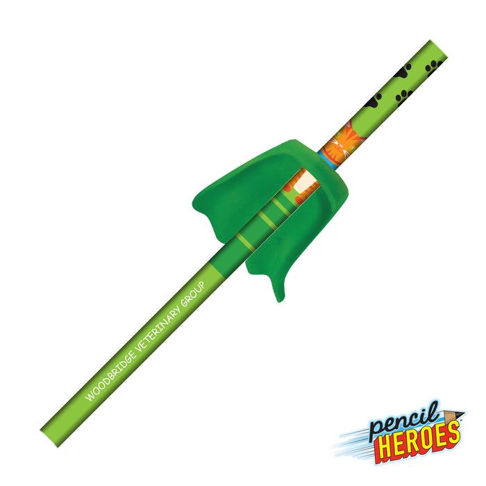 Custom Logo Pencil Heroes® Pet Series Cat w/Cape