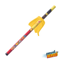 Custom Logo Pencil Heroes® Superhero Series Female w/Cape