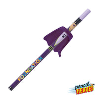 Custom Logo Pencil Heroes® Superhero Series Female w/Cape