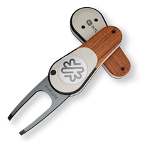 Custom Logo Pitchfix Woodie Divot Tool
