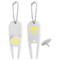Custom Logo Plastic Divot Tool with Ball Marker