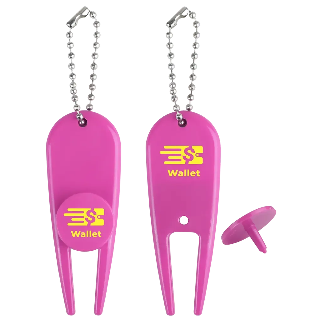 Custom Logo Plastic Divot Tool with Ball Marker